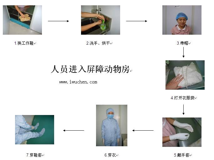 人员进入屏障动物房 人员进入屏障动物房
